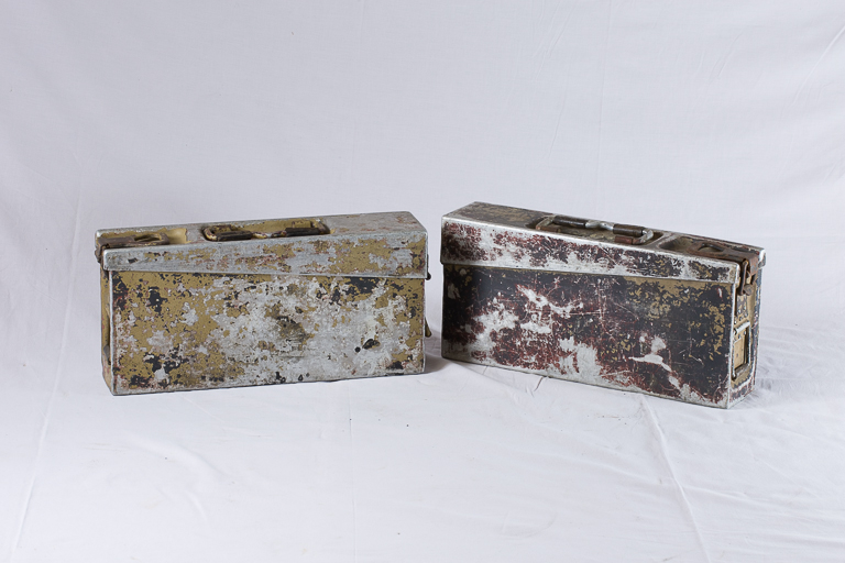 cassetta in alluminio per munizioni mitrgalitrice mg